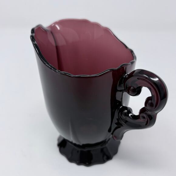 Vintage Cambridge 3400/68 Amethyst Open Sugar and Creamer Set 1940s/50s - Picture 2 of 14